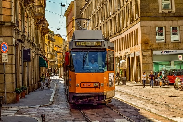 tram, città di Milano